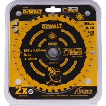 DeWALT DT10301 Pilový kotouč 165x20mm 40 zubů