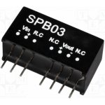 MEAN WELL SPB03B-12 Měnič: DC/DC; 3W; Uvst: 18÷36VDC; Uvýst: 12VDC; Ivýst: 250mA; SIP; THT – Hledejceny.cz