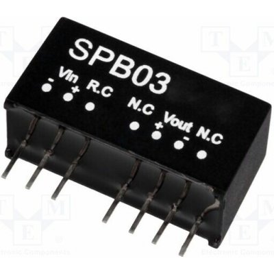MEAN WELL SPB03B-12 Měnič: DC/DC; 3W; Uvst: 18÷36VDC; Uvýst: 12VDC; Ivýst: 250mA; SIP; THT – Hledejceny.cz