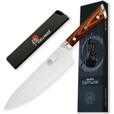 Dellinger German Black Samurai nůž šéfkuchaře Chef 200 mm – Zboží Dáma
