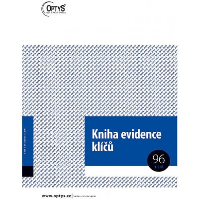 Optys 1243 kniha evidence klíčů 100listů – Zboží Živě