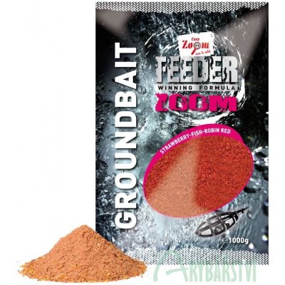 CARP ZOOM Feeder Zoom 1 kg Robin Red Jahoda Ryba – Hledejceny.cz
