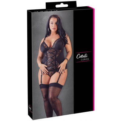 Cottelli Plus Size krajkový top – Zboží Mobilmania