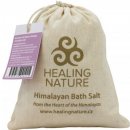 Healing Nature koupelová sůl s květem levandule a růže 1000 g