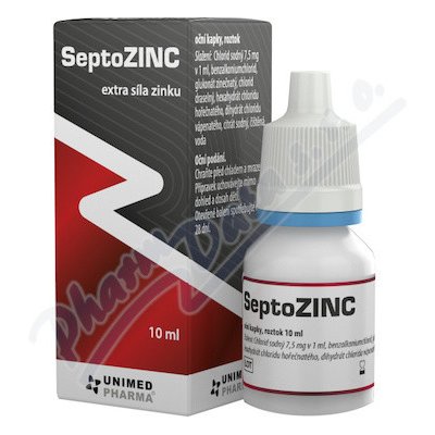 SeptoZINC oční kapky roztok 10 ml