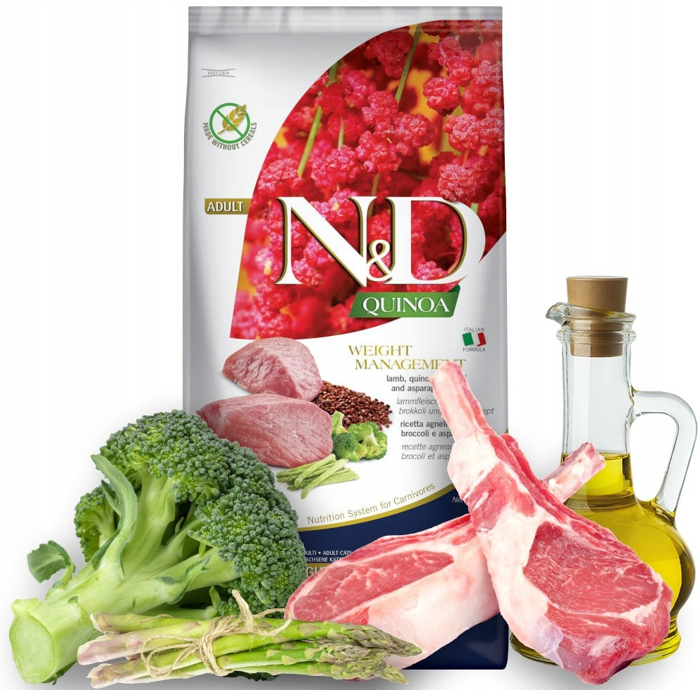 N&D Cat Quinoa Weight Management Lamb 1,5 kg