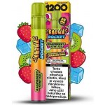 Kurwa Rocket Raspberry Kiwi Ice 20 mg 1 200 potahů – Zboží Dáma