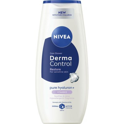 Nivea Sprchový gel pro citlivou pokožku Derma Control Restore Care Shower 250 ml – Zboží Dáma