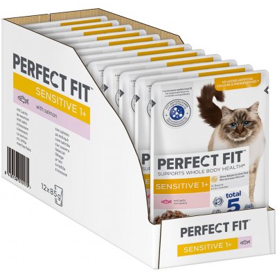 Perfect Fit Sensitive 1+ Losos 12 x 85 g