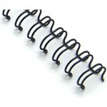 Neuveden Drátěné hřbety 9/16" - 14,3 mm, 3:1, černé, 100 ks – Zboží Živě