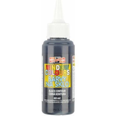 1/5 Koh-i-noor Barva na sklo 60ml černá kontura – Zboží Dáma 1/5 Koh-i-noor Barva na sklo 60ml černá kontura – Zboží Dáma