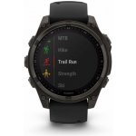 Garmin Fenix 8 47mm Sapphire Solar Titanium Carbon Gray/Black 010-02906-11 – Hledejceny.cz