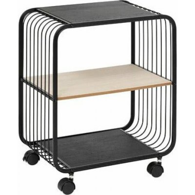 5five Simply Smart Mobilní polička NOIR, 2 úrovně, kovová, 43,3 x 28 x 53 cm černá – Hledejceny.cz