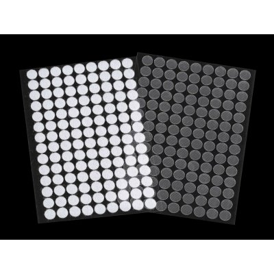 Suchý zip samolepicí kolečka Ø10 mm Varianta: 7 transparent, Balení: 1 karta 46379/101118/243600 – Hledejceny.cz