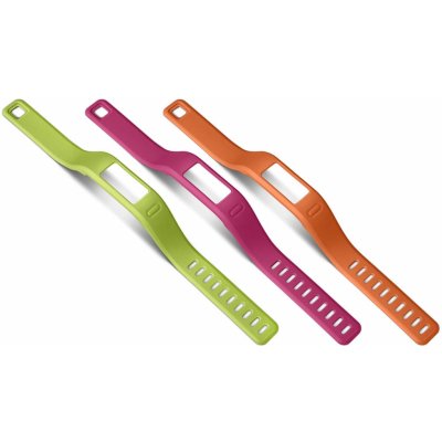 Garmin Řemínky náhradní pro vívofit orange, pink,green malý průměr 010-12149-05 – Zboží Mobilmania