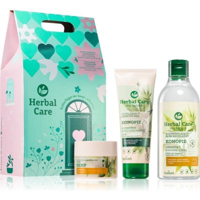 Farmona Herbal Care micelární čisticí voda 400 ml + krém na obličej 50 ml + krém na ruce 100 ml kosmetická sada – Zboží Mobilmania