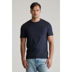 Gant EMBOSSED SS TSHIRT evening blue – Zboží Mobilmania