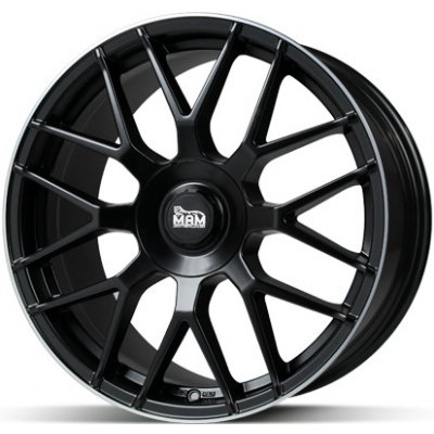 MAM GT1 7,5x17 5x100 ET30 black matt – Sleviste.cz