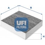 Filtr, vzduch v interiéru UFI 54.144.00 – Hledejceny.cz
