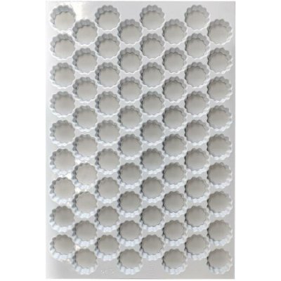Pavoni Vykrajovátko plast na celý plech (72ks kruh vroubek) 58x39cm – Hledejceny.cz