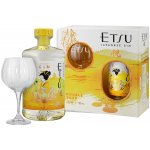 Etsu Double Yuzu Japanese Gin 0,7 l (dárkové balení 1 sklenice) – Sleviste.cz