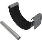 Dekrain Robust Spojka žlabová 330 RAL 9005 černá – Sleviste.cz