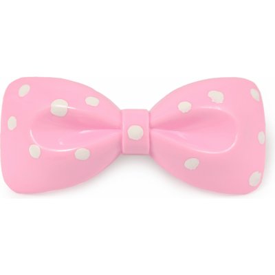 Spona na vlasy s mašlí růžová – Zboží Dáma