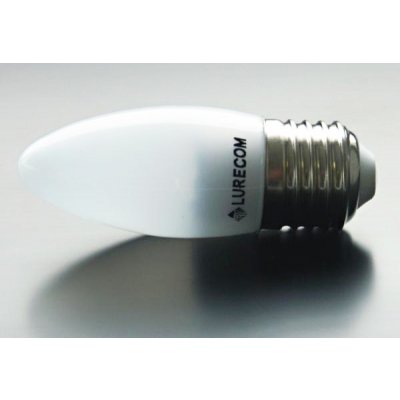 Lurecom LED B35-3,5W E27 miniaturní LED žárovka, závit E27, 348lm bílá teplá