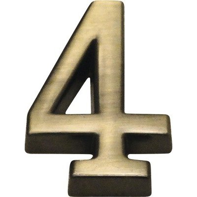 Domovní číslo "4", Výška 5 cm, OFS – HobbyKompas.cz