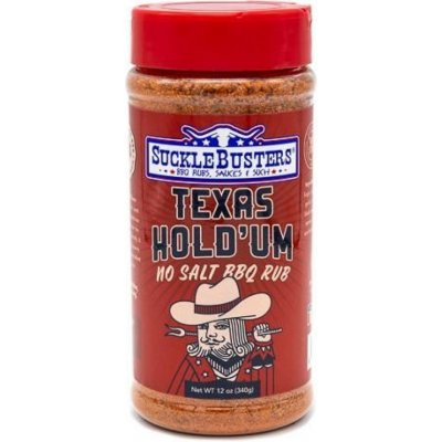 Suckle Busters BBQ koření Texas Hold ´Um No Salt 340 g