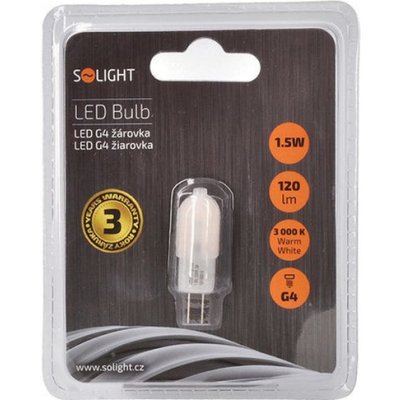 Solight LED žárovka 1.5W G4 120lm teplá bílá – Zboží Živě