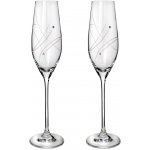 Swarovski Celebration Sklenice na sekt s krystaly 2 x 210 ml – Zboží Mobilmania
