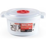 Plastic Forte Hrnec do mikrovlné trouby 500ml d13,5x7,5cm – Zboží Dáma
