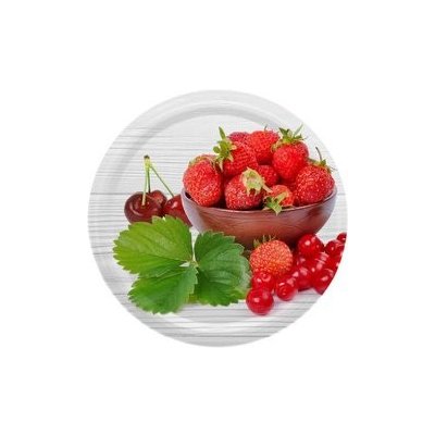 Zavařovací víčka twist na české sklenice OVOCE 66 mm, 10 ks – Zboží Mobilmania