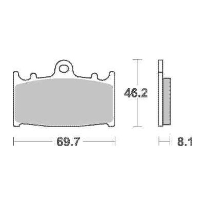 Brzdové destičky Brembo přední SUZUKI GSF 1250 Bandit rok 07-18 | Zboží Auto