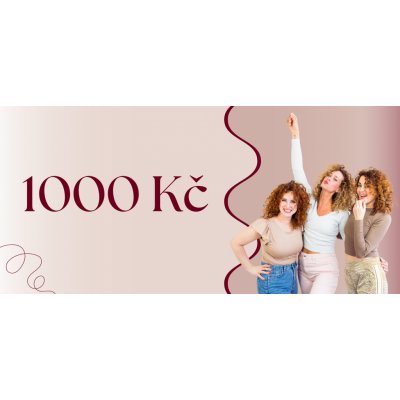 Curly Myself Dárkový poukaz 1 000 Kč – Sleviste.cz