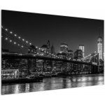 Obraz Brooklyn mostu v New Yorku, jednodílný 120x80 cm – Zboží Mobilmania