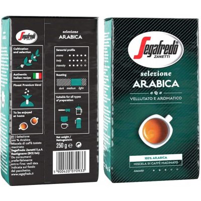 Segafredo Selezione Arabica mletá 250 g – Sleviste.cz