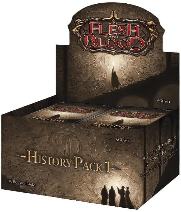 Legend Story Studios Flesh and Blood TCG — History Pack 1 Booster Box 36 boosterů