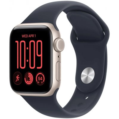 Apple Watch SE 3 Cellular 40mm Hvězdně bílý hliník s pískovým sportovním řemínkem S/M MJLC4MP/A – Hledejceny.cz