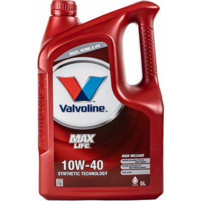 Valvoline Max Life 10W-40 5 l – Hledejceny.cz