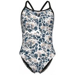 Arena Earth Swimsuit Xcross Back black white