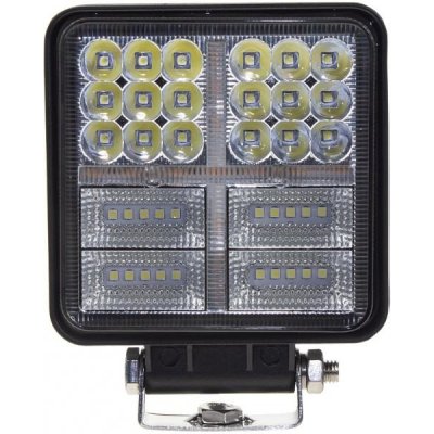 LED světlo hranaté, bílá + oranžová, 38x3W, ECE R10 – Hledejceny.cz