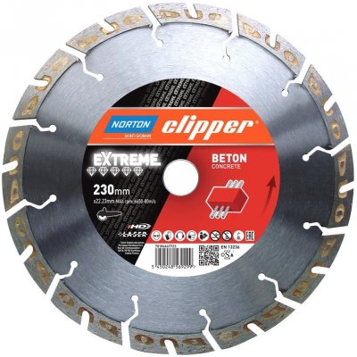 Diamantový kotouč na armovaný beton NORTON Clipper EXTREME BETON 450 x 25,40 mm – Zboží Dáma