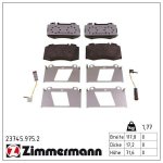 Sada brzdových destiček, kotoučová brzda ZIMMERMANN 23745.975.2