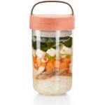 Lékué Jar To Go svačinový box 600 ml lososový – Zboží Dáma