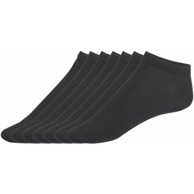 Esmara dámské nízké ponožky s BIO bavlnou 7 párů černá – Zboží Dáma