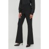 Dámské klasické kalhoty Calvin Klein dámské kalhoty zvony high waist K20K206460 černé