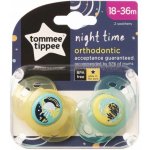 Tommee Tippee C2N silikon Night modrá 2 ks – Zboží Dáma