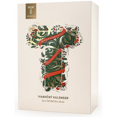 Tatratea Vánoční kalendář 49,5% 24 x 0,04 l (dárkové balení kalendář) – Zboží Dáma